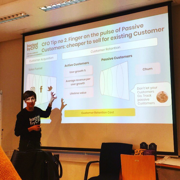 riskrate_app's tweet photo. CFO's top 4 in our Master Class for #saas &amp; #ecommerce 
1. Active users growth important for lifetimevalue 
2. Negative Churn makes the big difference 
3. Don't let your Customer to become passive
4. Cash is King
Stay tuned, 
@kieku_co will podcast the highlights next week! https://t.co/nFTR7pVrw7