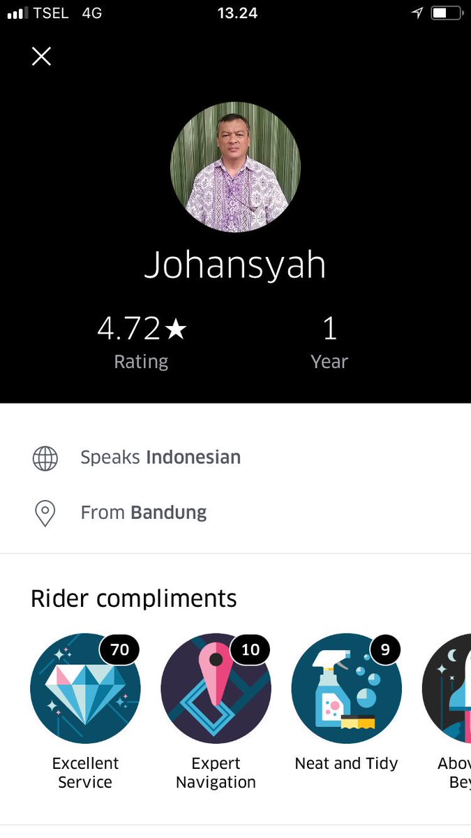 sis_caaa's tweet photo. @Uber_IDN saya tidak bisa hub drivernya krn smlm pake message by aplikasi uber. tolong di trace dong.. nama driver Johansyah (3) https://t.co/rF2tDd5pF8