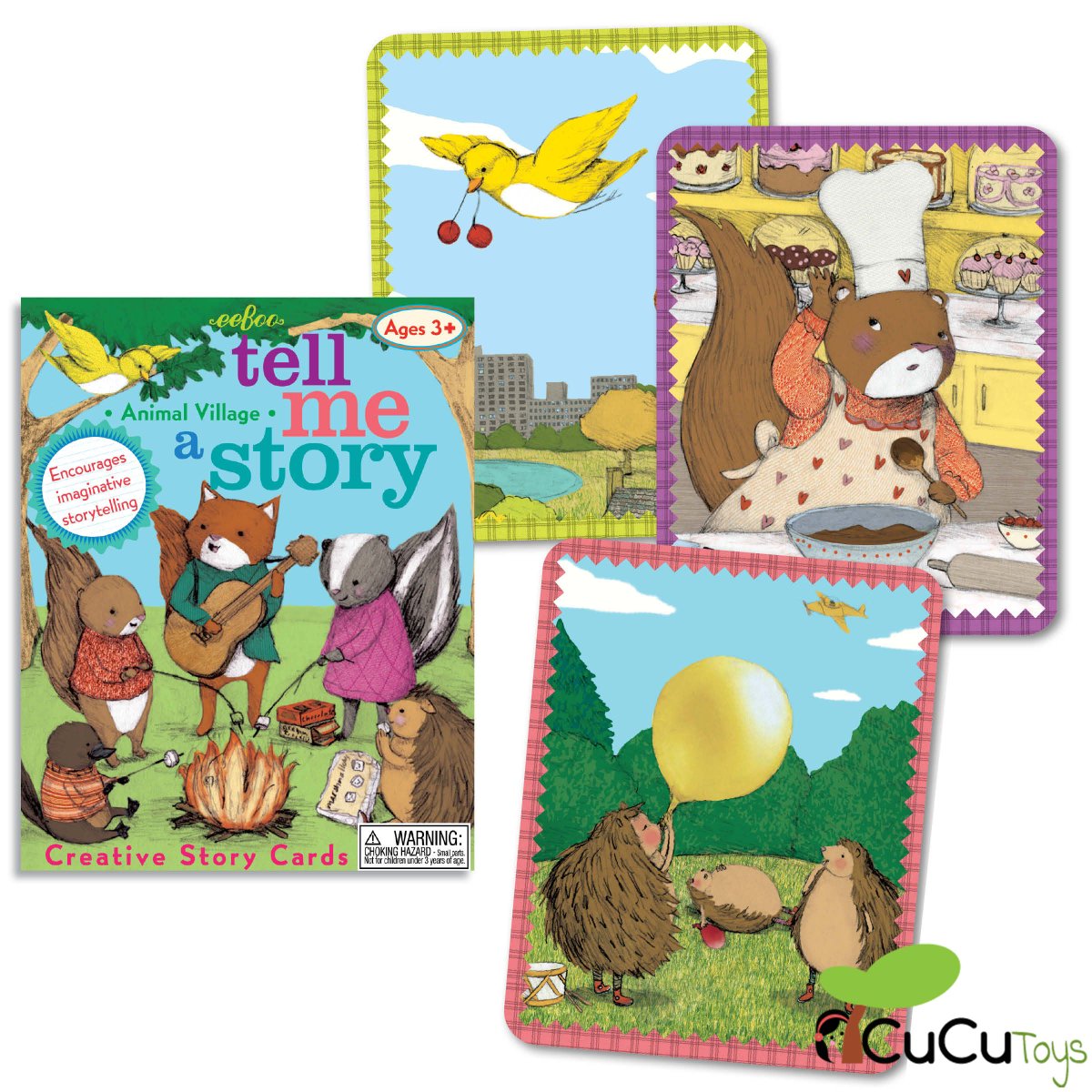 CuCuToys's tweet image. Abre la puerta a la imaginación y la creatividad con este juego abierto para contar historias. Reparte las cartas o cógelas al azar del mazo y continua la historia común.

bit.ly/2Gcrqw3

#cucutoys #eeboo #juguetes #imaginación #creatividad #niños