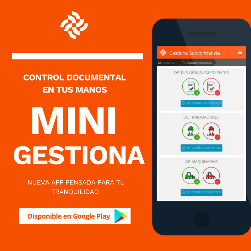nalanda_global's tweet photo. ¿Todavía no te has enterado? Consulta tu documentación al momento con la NUEVA app Mini Gestiona. Controla y revisa el estado de tu documentación y no te lleves sorpresas, descárgatela aquí: https://t.co/bWTQeIFc5K  #controldocumental #prevención #gestiona #subcontratista #CAE https://t.co/yQejkQLVNn