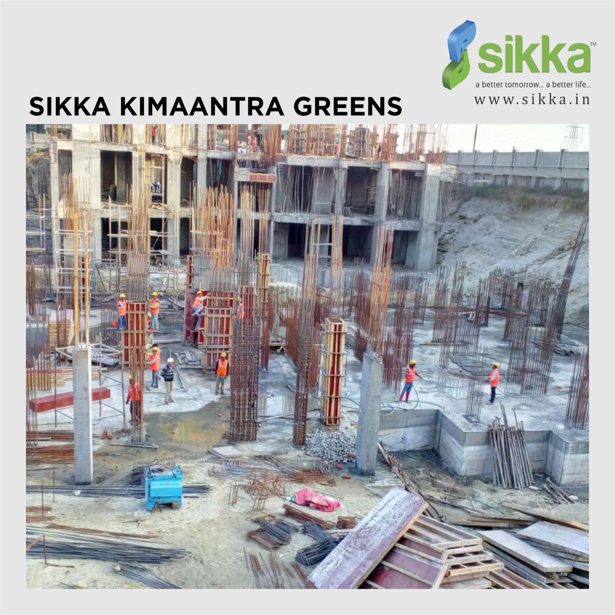 SikkaGroup's tweet photo. #ConstrutionUpdate
Sikka Kimaantra Greens is nestled amidst serene surrounding in Sector 79, Plot No.1 (C) #Noida. The project offers 3/4 BHK #apartments & #Villas. The #construction is going on in full swing. Book your #dreamhome now!
For information call us at 9350-225-093. https://t.co/KizqL1vy5a