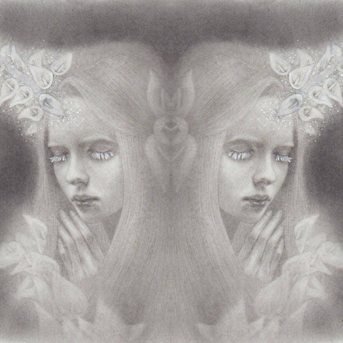 Jessica__Perner's tweet photo. To avoid cropping I've mirrored it. New drawing "Purity" 4x6in/10x15cm graphite & ink on paper comes framed & matted is NOW available in the @StrangeDreamsAC Facebook online art auction.
#art #artauction #unicorngirl #unicornart #unicorn #jessicaperner https://t.co/DguoMSaiQQ