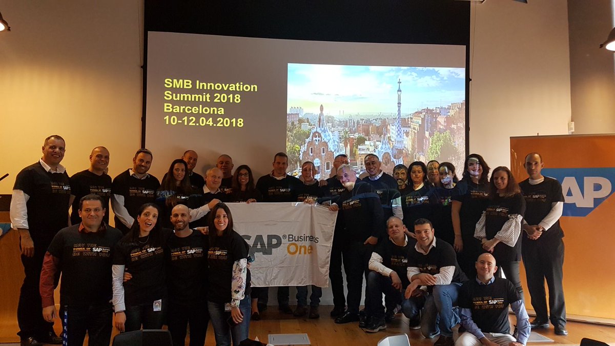 pauloalmeidaSME's tweet photo. #Israel Thank YOU #SAPBusinessOne partners for the commitment, energy and #ONETEAM spirit demonstrated during our #SAPPartnerDay. I strongly believe that 2018 will me and amazing year to ALL of us. 💪🔝♥️ https://t.co/nqUgtpkCKT