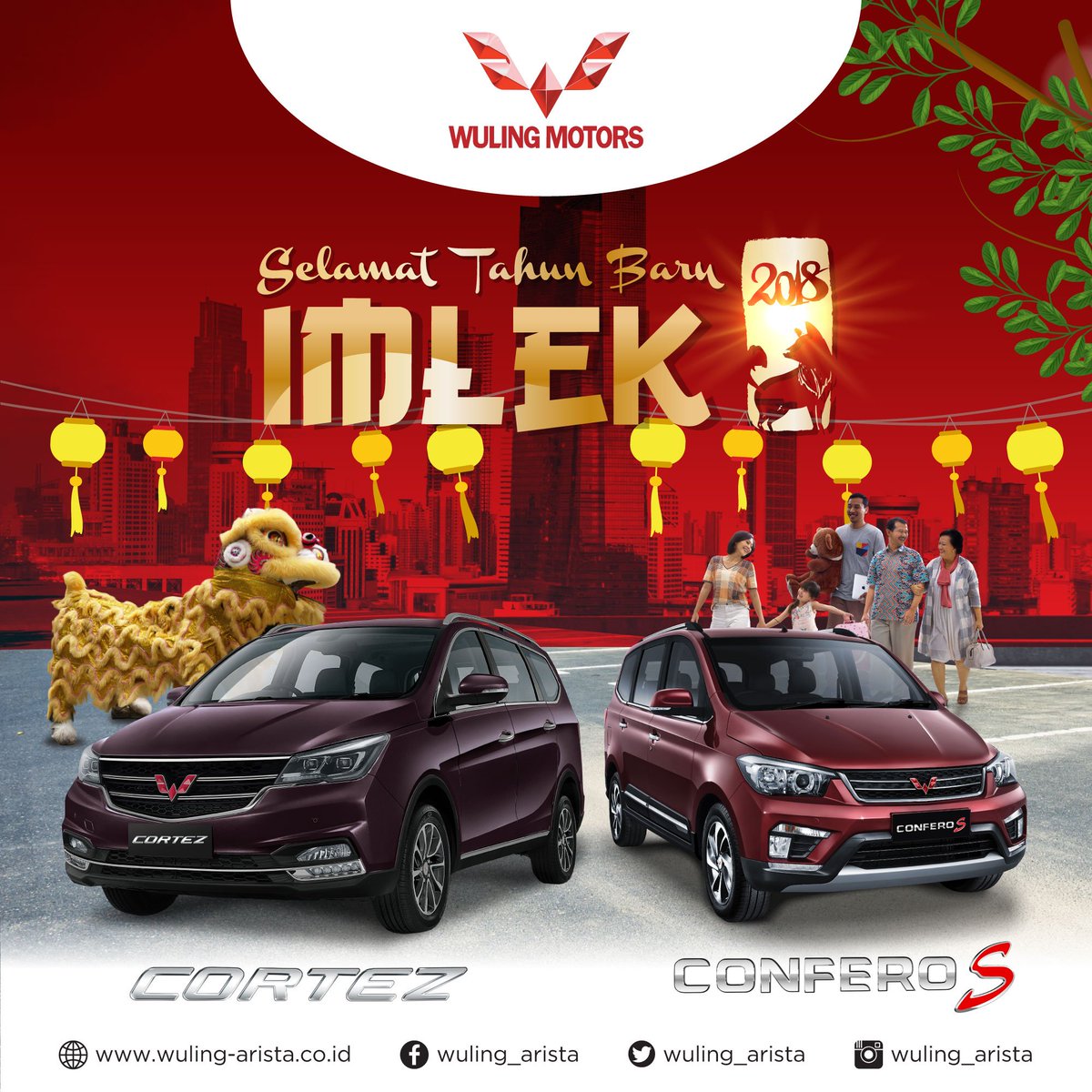 wulingarista's tweet photo. Happy Chinese New Year
Wishing you a happy and prosperous.

#Wuling #WulingConferoS #WulingCortez #HappyChineseNewYear2018 https://t.co/TQeNGayhBm