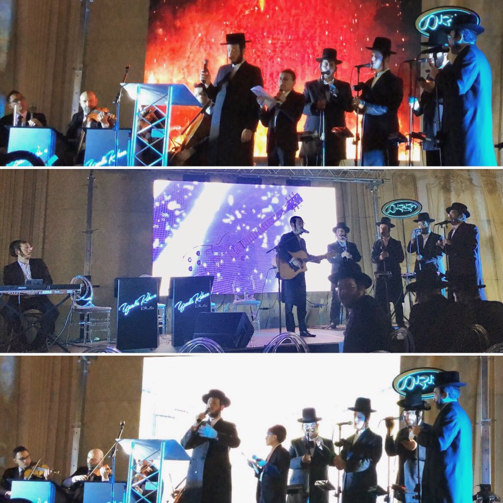 YedidimChoir's tweet photo. At the @DrorFreeOrg #Dinner tonight with @MottyIlowitz @DudiKnopfler and #WonderChild #ShulemBrodt music by @YeedleKahan #awesomeperformance https://t.co/vgULAq1v6G