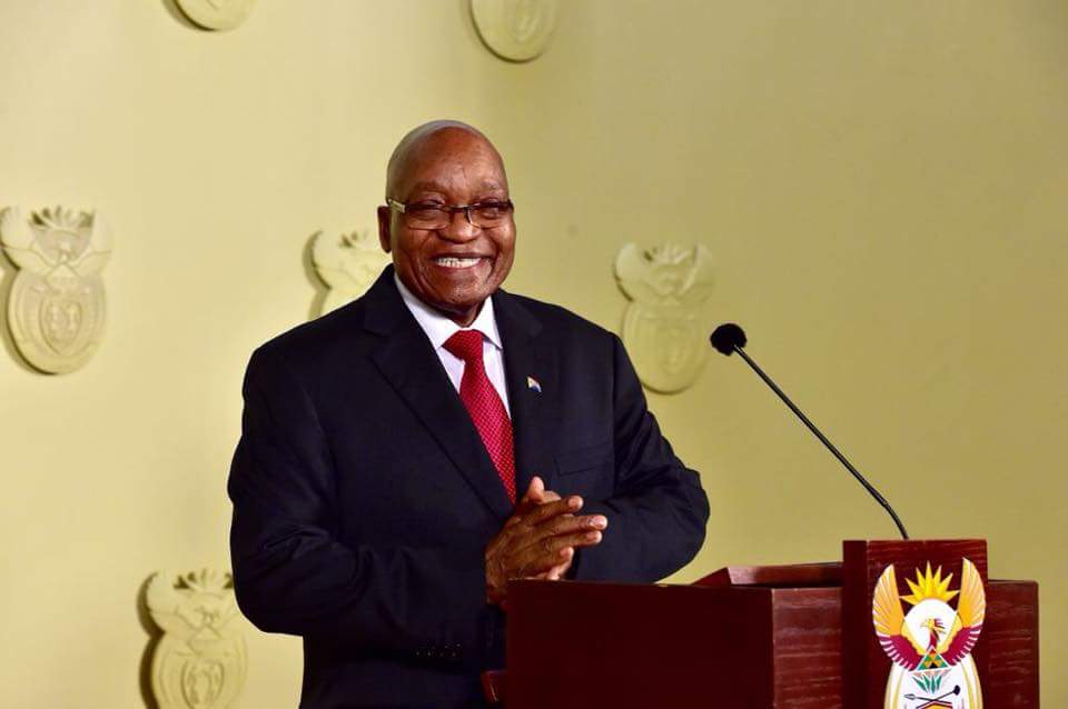 If we had listened properly to former presidents speech last night he says let the ANC not be decided in my name which he considered the party's interest first for that I salute you my leader @PresidencyZA #JacobZuma #FarewellPresidentZuma #ZumaSpeaks #ZumaExit #JacobZumaResigns