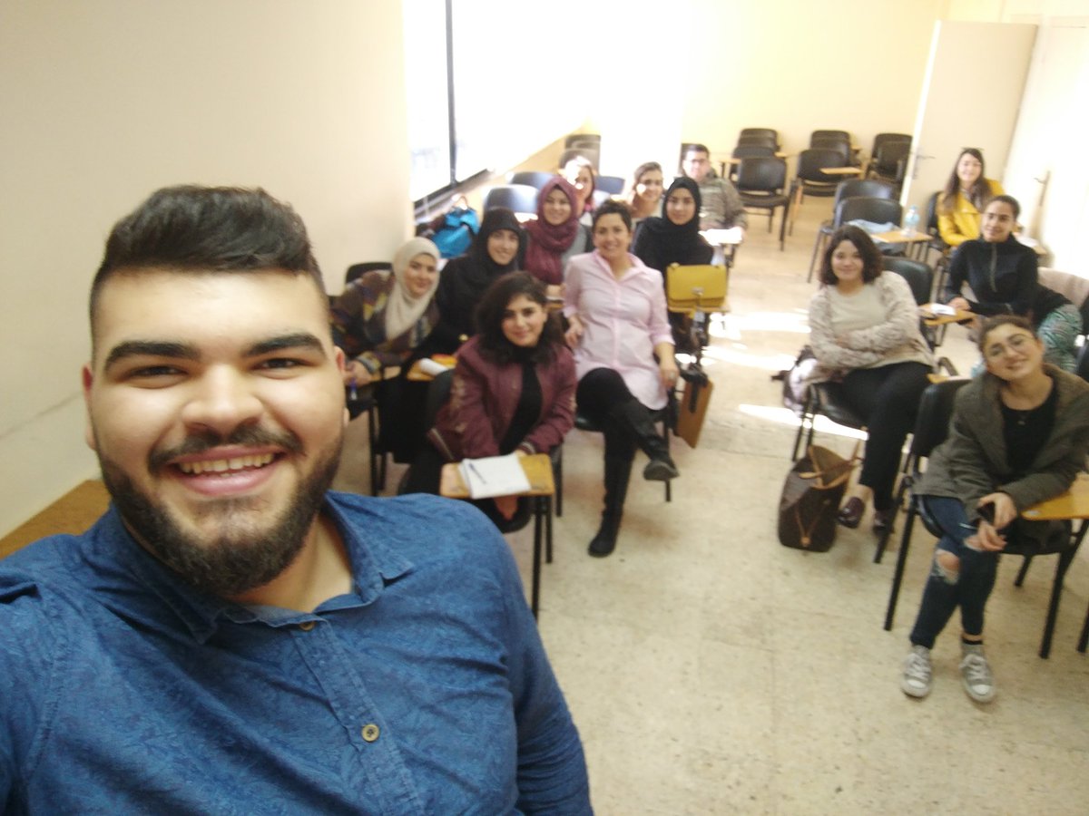 dimalb's tweet photo. I love these guys! Doing their best in an underfunded university, in a crazy country.. Keep an eye on their work in the weeks leading up to #lebanon elections; focus on Gender equity, youth unemployment & health/ environmental issues #CheckCon #انتخابات_2018 https://t.co/ZYU7uynpd2