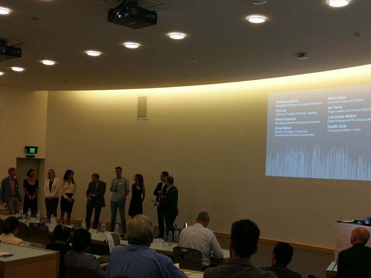 wbrookes_UTS's tweet photo. Judging time at #UTSmbae Venture Day 2018! Great pitches from all of the teams ... I'm sure it's tough for the judges! https://t.co/S8GAJH8bSk