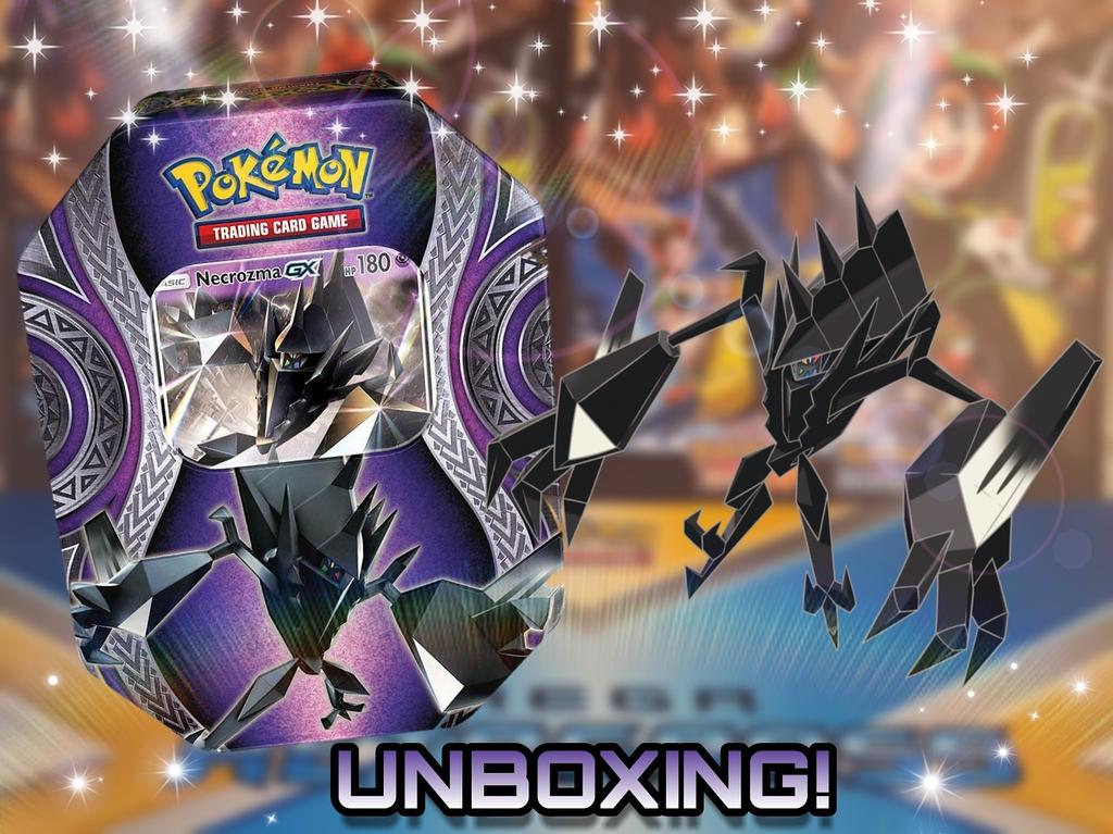 JCDC1221's tweet photo. NEW VIDEO!!! In this video we Open The Pokemon Necrozma GX Tin!!! 
@Leonhart54YT I know your busy, but if you saw this video You'd make my day 😅 #hartsquad
https://t.co/hIpNpRdvjP https://t.co/OTVofdLa66