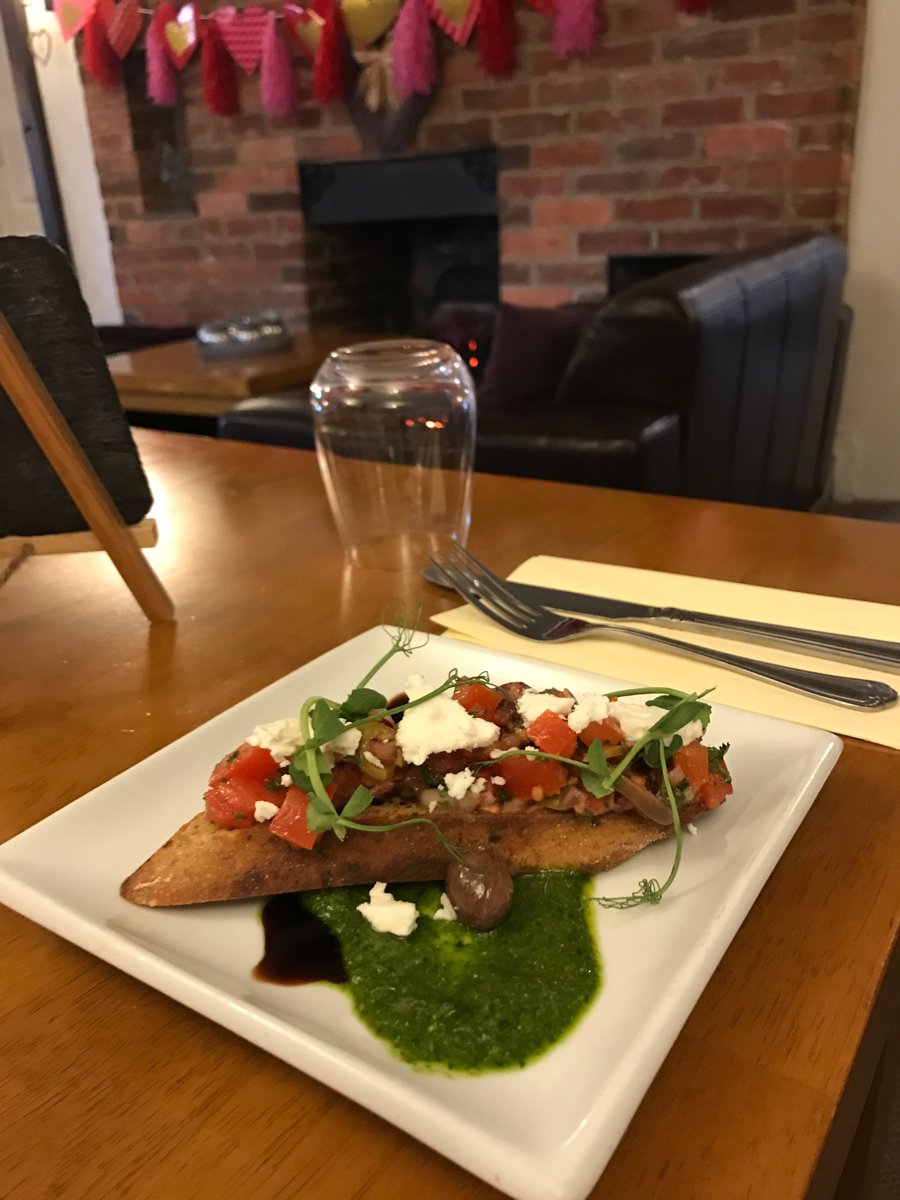 Time for some Valentine's Bruschetta <a href="/KingsHeadRye/">Kings Head Inn, Rye</a>