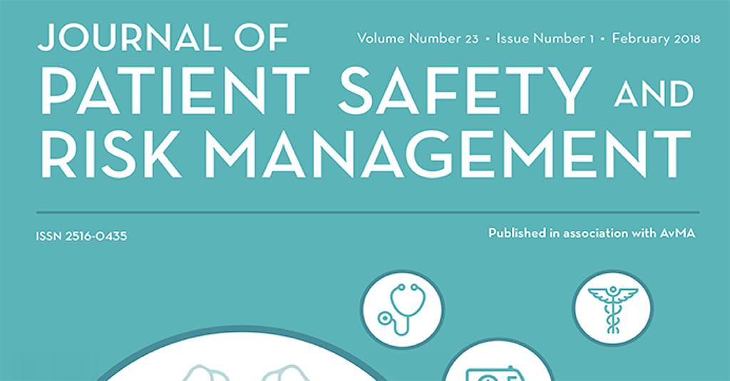 AvMA on Twitter "JPSRM Journal of Patient Safety and Risk Management