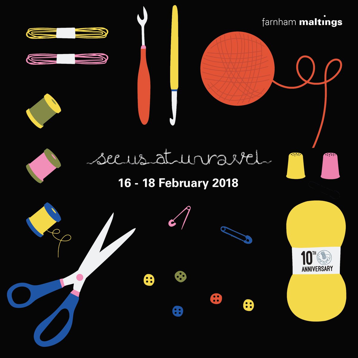 NewForestMohair's tweet photo. Off this afternoon to set up @maltingscraft for Unravel Festival of Knitting's 10th anniversary. Launching our 'Mini Mo's', mini mohair skeins in a range of glorious colours https://t.co/ZJr4gF3RLe