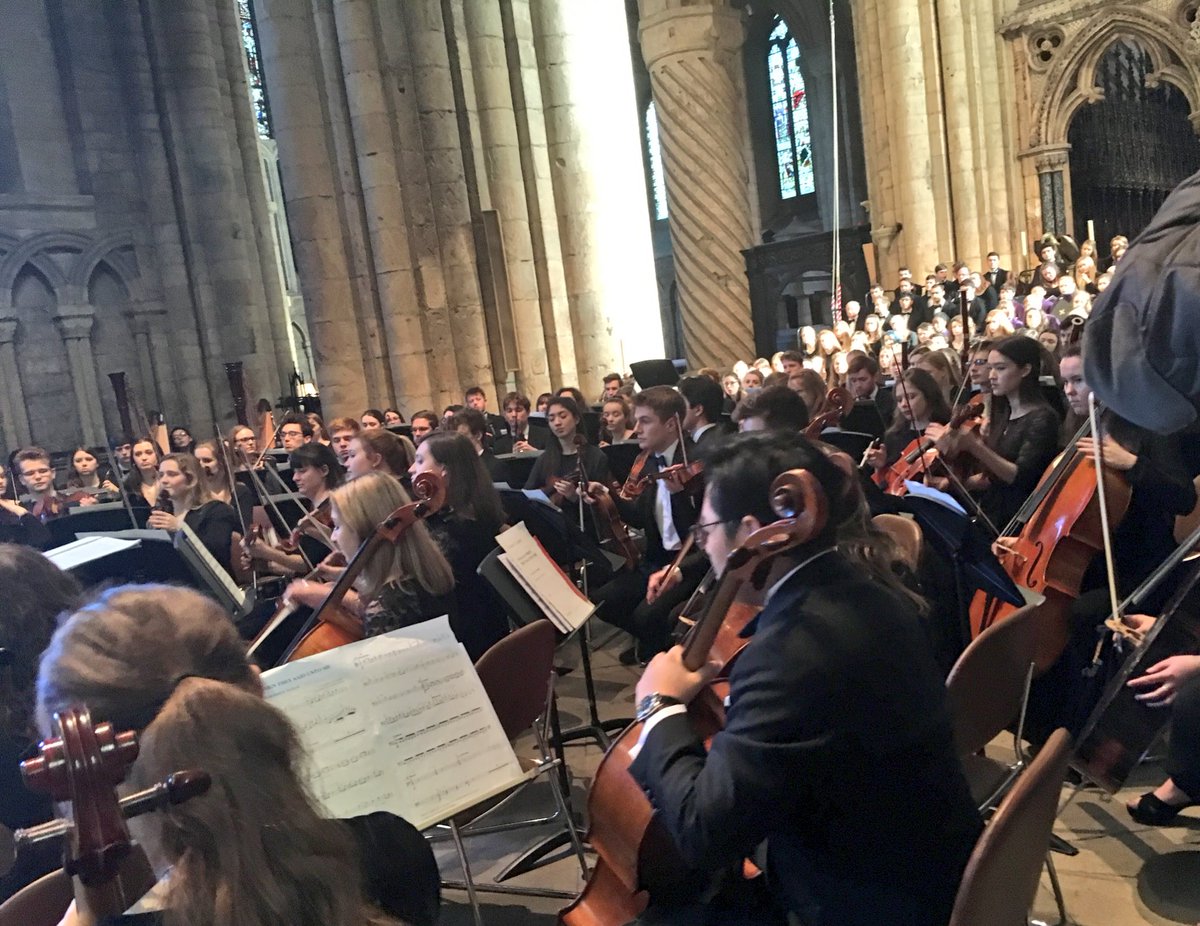 durhamcathedral's tweet photo. The choir, orchestra and audience are excited for a centenary concert celebrating Hubert Parry - special mention to the Cathedral Choristers who'll be performing alongside university students! @ClarenceHouse @durham_uni @ChoristerSchool @DCChoirAssoc https://t.co/M6YOH6Mb0L