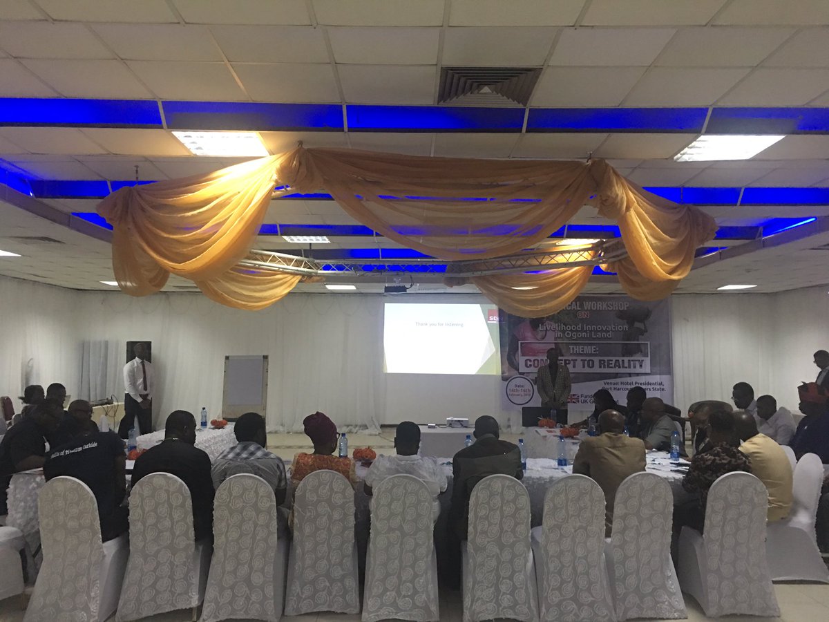 SDNNigerDelta's tweet photo. "It is worthy of note 📝 to State here that #Technology can help to solve some of the challenges facing agribusiness development in Ogoni land and beyond"-Cletus Ilugo 

#SDN #Ogoni #Ukaid #UkinNigeria https://t.co/TB6sd0KlTQ