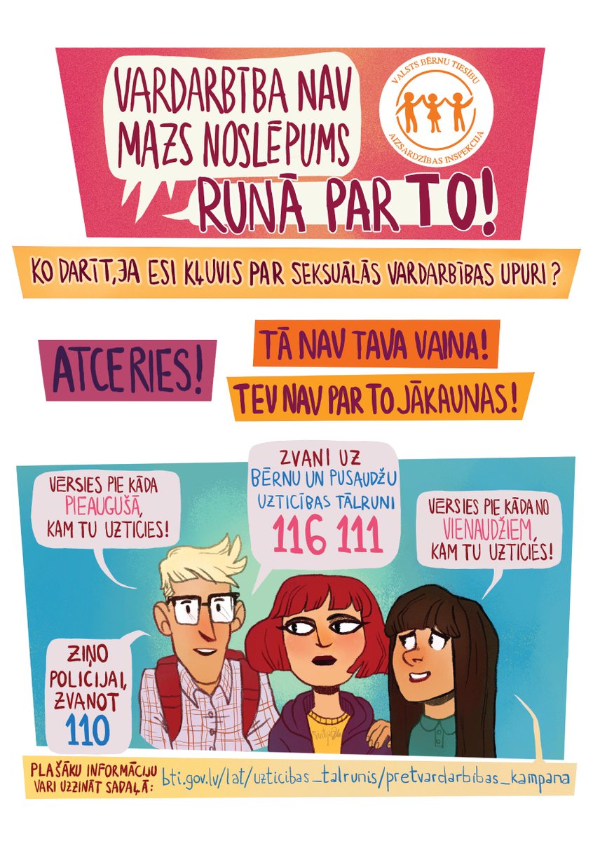 Lab_min's tweet photo. #Bērnamdrošabērnība #neklusē #Stambulaskonvencija https://t.co/NZBMgx6MqZ
