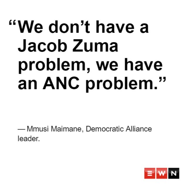 #PresidentElection "... we have an ANC problem." - <a href="/MmusiMaimane/">Mmusi Maimane MP</a>