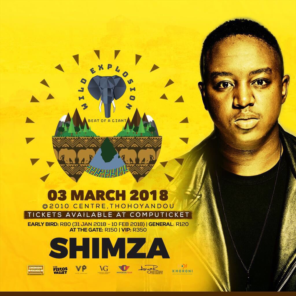 phatnelz's tweet photo. I can’t wait for this @Shimza01 we will be ready 

It has been a very challenging task trying to find national artists who can make it for @wild_explosion and with that we are very grateful that @shimza.dj has honored our invite... #WildExplosion #RoadToVenda #WE2016 https://t.co/6yF1eZyxj3