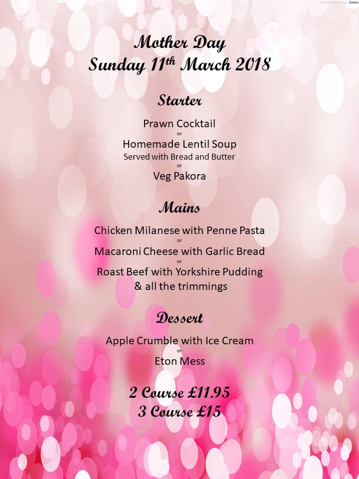 Our Mothers Day Menu is now available. Call 0141 778 6415 get boked in.