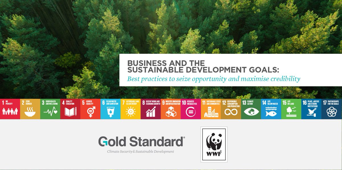 goldstandard's tweet photo. REPORT LAUNCH: Read about top opportunities, challenges and best practices for business and the #SDGs in new report from Gold Standard + @WWF_Schweiz  #MeasureWhatMatters #Business4SDGs #QuantifyImpact https://t.co/d7SgM2hkvf https://t.co/XgFMHQrCqg