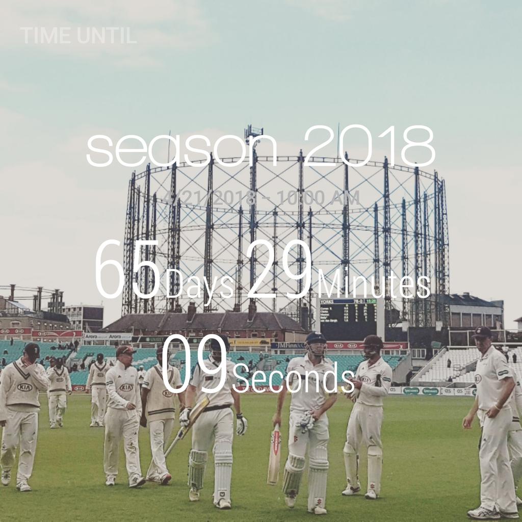 AnnieCricket's tweet photo. Looks and feels like cricket weather here #intheSixties @surreycricket @backandacross https://t.co/jZgb6fI0JG
