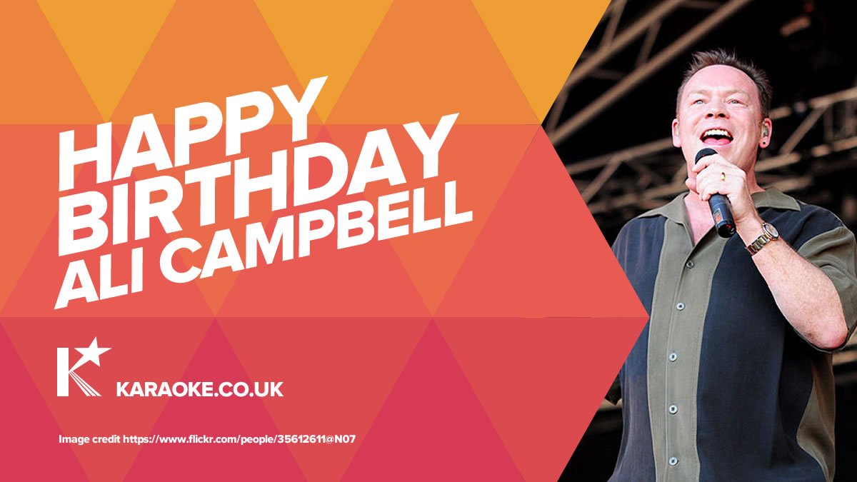 Happy Birthday to Ali Campbell! 