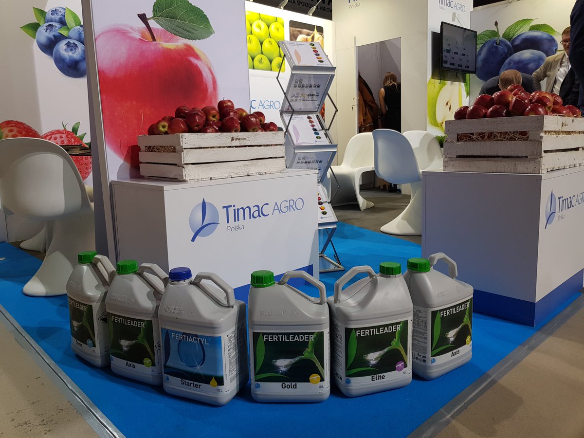 TimacAgroPL's tweet photo. Fotorelacja z targów #MTAS #FruitPRO. Stoisko #Timac.Agro https://t.co/Al8cL55tDz