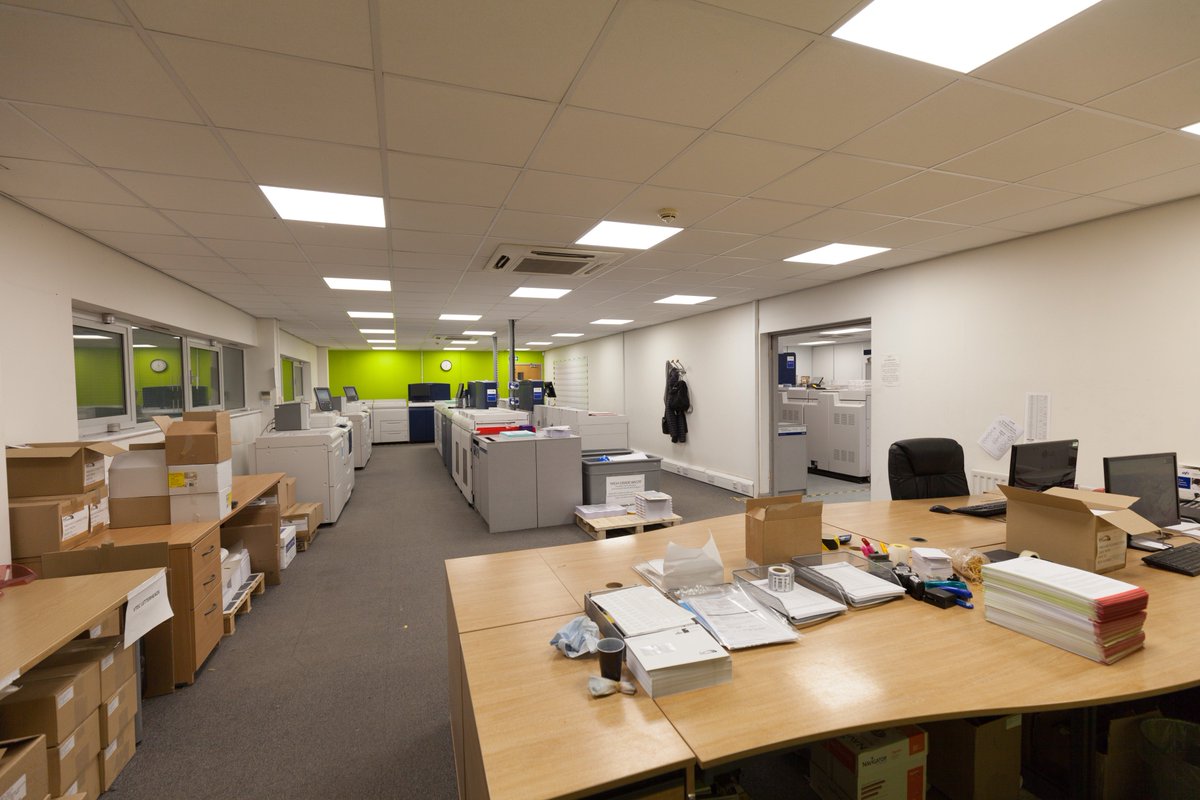 Our latest lighting project - over 220 LED panels installed in 4 days.