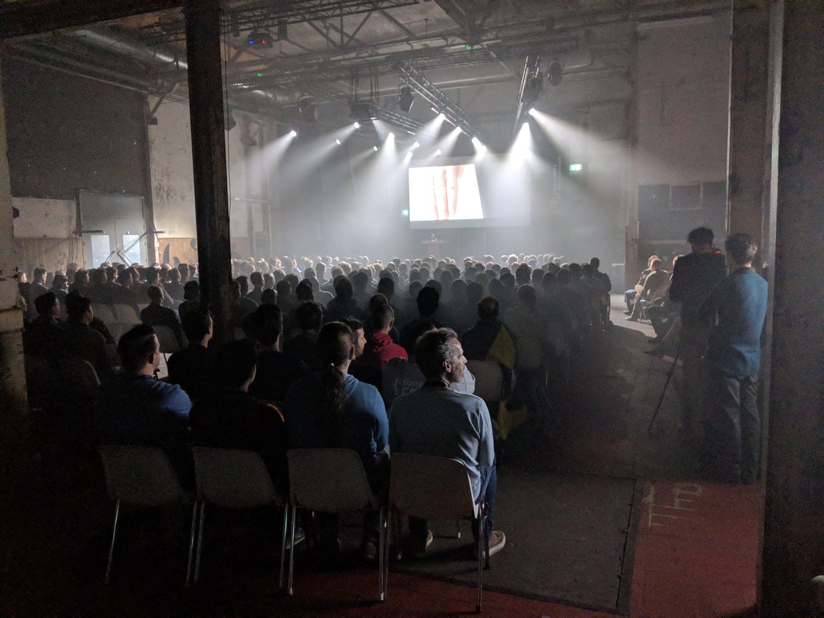 aegis321's tweet photo. A really cool intro at #TweakersDevSummit promise to be a really cool conference
@tweakers #twkdev2018 #tweakers https://t.co/xxjy6nSfuK