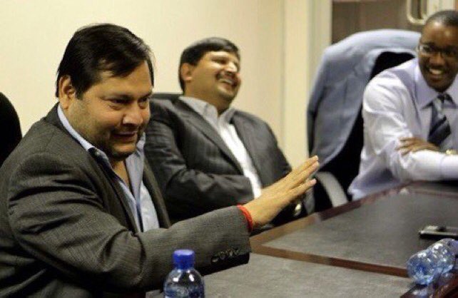 SABreakingNews's tweet photo. #Guptas #houseofcards crumbling. https://t.co/7kaE9npP18 #GuptaRaid #GuptaArrests #GuptaCompound Is this the end of the road for them, or do you think they'll be able to escape? https://t.co/DfFQlzzNzY