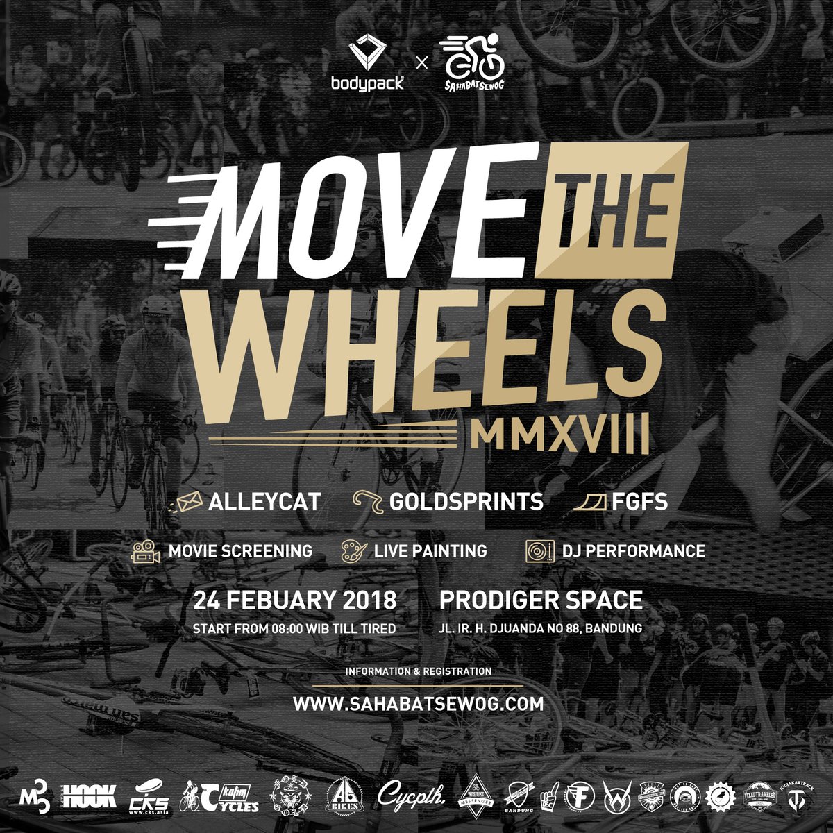 Jangan ga datang!! 24 Feb 2018 bakalan ada #movethewheels2018 di Bandung. kita juga bakalan puterin potongan film dari West Java Series "Bandung" more info <a href="/sahabatsewog/">sahabatsewog .com</a>