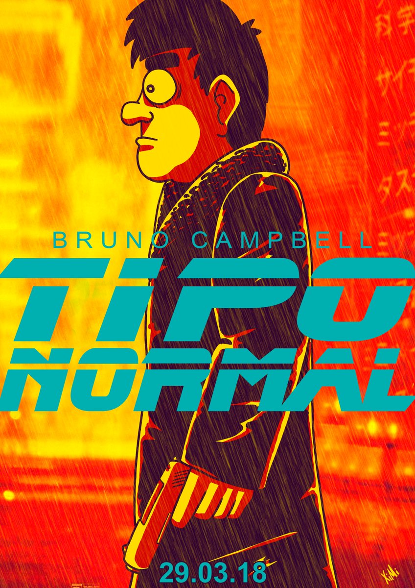Bruno_Normal's tweet photo. Mientras me acabo de poner #en #forma, me han autorizado a enseñaros este póster y desvelar la fecha del estreno del piloto, que será el 29 de marzo. #TipoNormal https://t.co/Fi024QRXyT