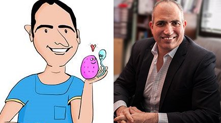 Manorivf's tweet photo. They did a great job with the caricature for our Medical Director, Dr Shlomi Barak https://t.co/9NEICvUquc