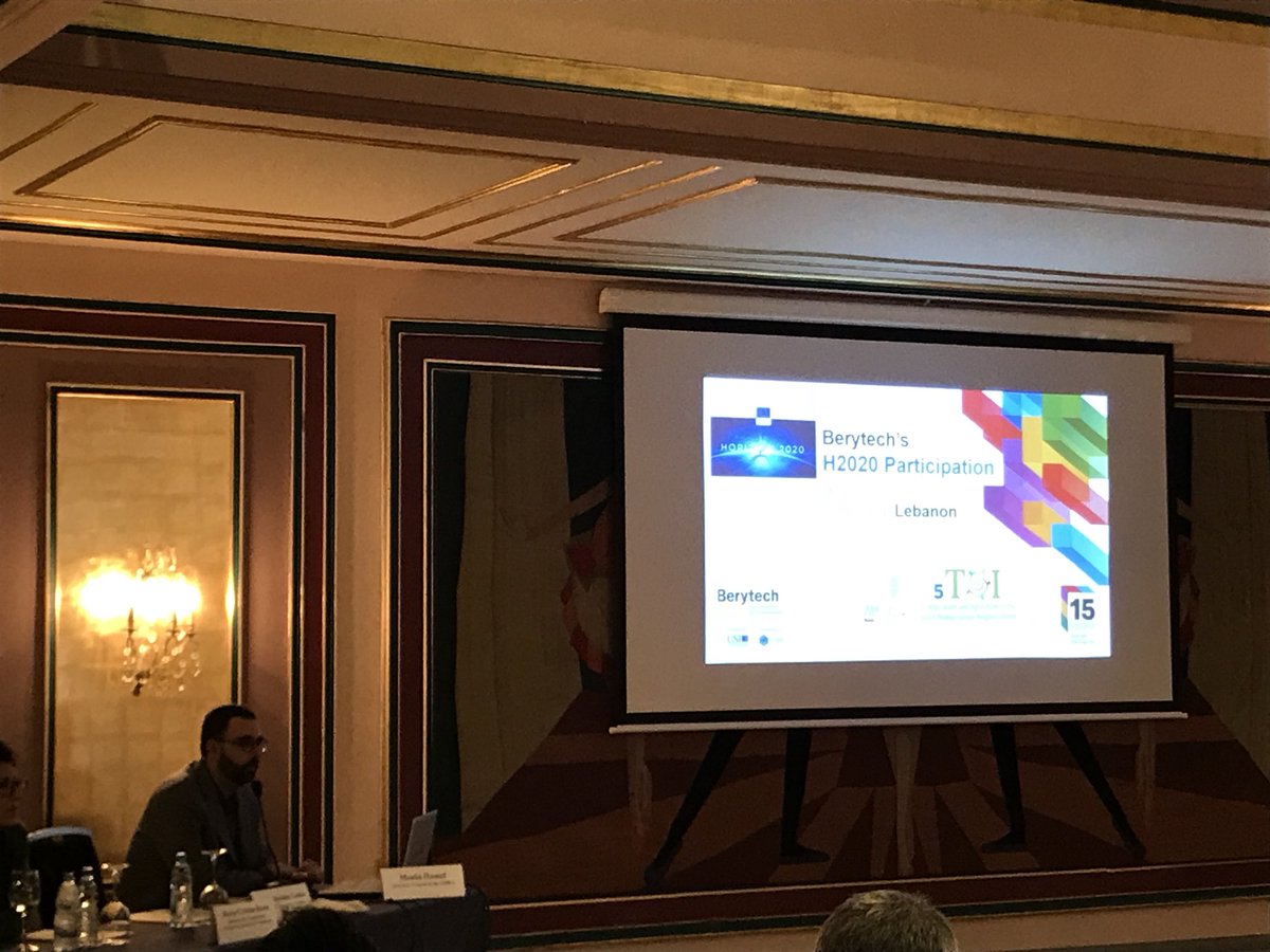 <a href="/RBoujawdeh/">Ramy Boujawdeh</a> presenting <a href="/berytech/">Berytech</a>  experience in #EU #H2020 projects in #lebanon <a href="/5ToiProject/">5TOI</a> <a href="/WeHubs/">WeHubs</a> in #horizon2020 info session #beirut