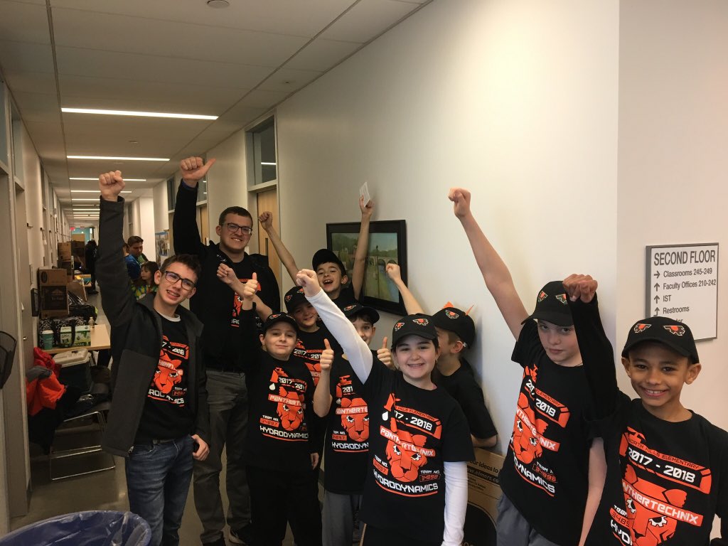 NHERobotics's tweet photo. We had a great time at the Penn State Berks Regional Championship! We were surprised to take home the Judge’s Award!! Congrats to all teams! @NH_Elementary #cysdproud @firstlegoleague @WertzsClass https://t.co/mRZhV8LnOq