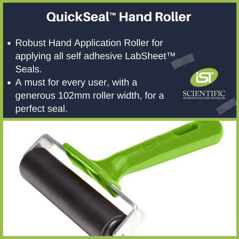 iSTScientific's tweet image. Our QuickSeal™ Hand Roller is a generous 102mm roller width, for a perfect seal. | bit.ly/2Buo88f | #Adhesive #Microplate