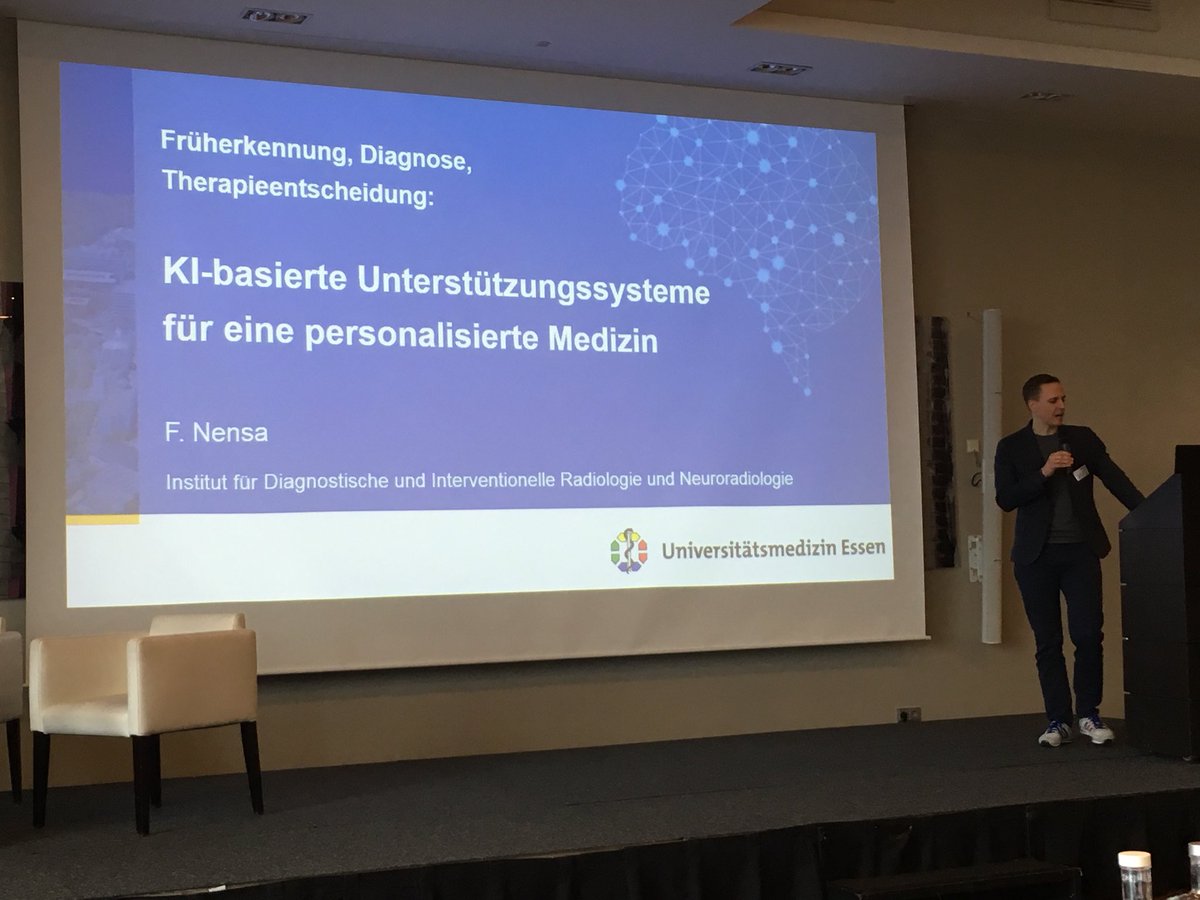 MirjamBauer's tweet photo. Nensa @UniklinikEssen #KI-basierte Unterstützung #personalisierteMedizin: Früherkennung, Diagnose, Therapieunterstützung #SmartHealthDataNRW https://t.co/LbnKjm4PdV