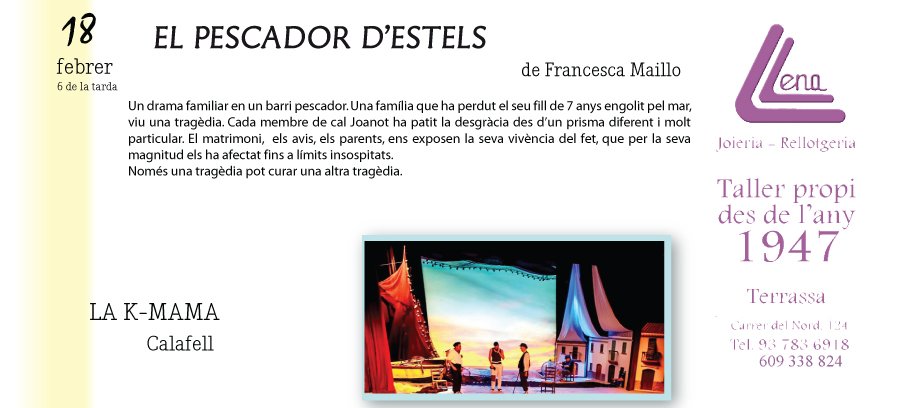 ElSubmaritrs's tweet photo. 🎭Avui comptem amb Josep Mèlich, director de la companyia K-Mama de Calafell, que ens parla sobre l’obra “El pescador d’estels” que representaran al #PCTT2018. https://t.co/AJ5HeB50Id