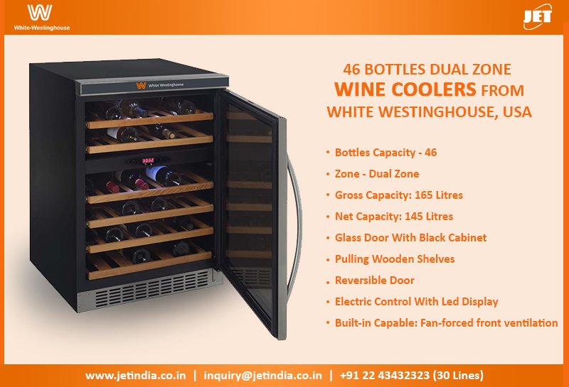 india_jet's tweet photo. #jetindia Dual Zone Wine Cooler: let you cool Red and sparkling wines separately....... #winelover #winecooler #wine #WineCellar Shop Now - https://t.co/fPg6dFnuFf https://t.co/rtAJjcluPG