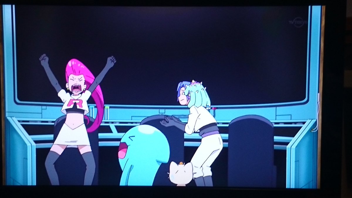 Twitter இல 春恵 アニポケ 今週のポケモンサン ムーン アローラニャースがついに登場 予想通りニャースはサカキのペルシアン同様に対抗心を燃やした アローラニャースはとてもずる賢く 最終的にロケット団を出世の足場にしてマトリ サカキの秘書 の手持ち