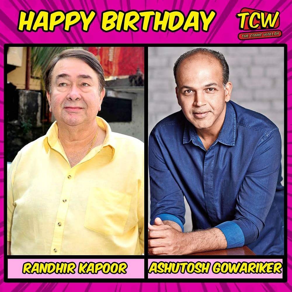 Wishing Randhir Kapoor and Ashutosh Gowariker a very happy birthday. 