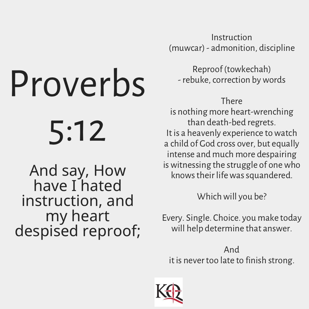 EatThisBook's tweet photo. Proverbs Verse-by-Verse. Deathbed regrets. https://t.co/3PcUTmMksq