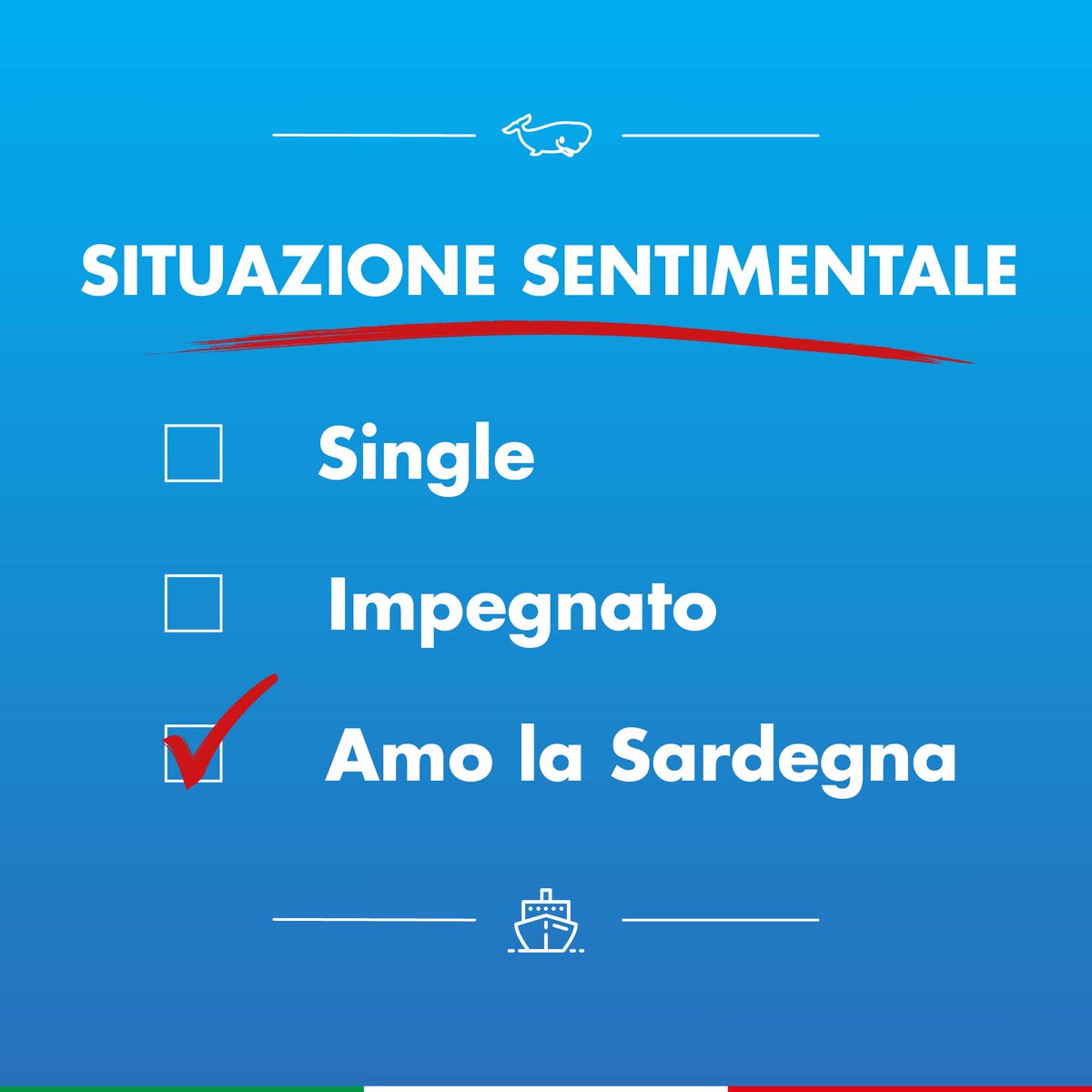 MobyClub's tweet image. Anche tu hai una relazione con la #Sardegna?💙😄 Raggiungila con noi!⛴ Buona #festadeisingle a tutti!
#sanfaustino #enjoymoby #navigaitaliano