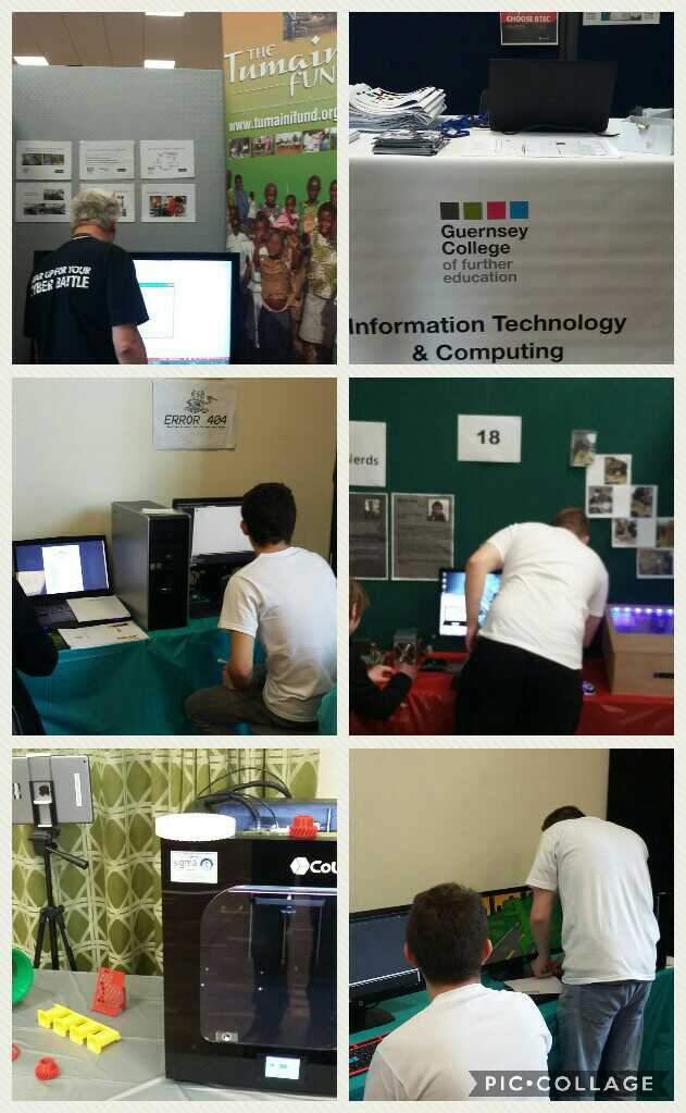 DanICTGCFE's tweet photo. Final checks before we open the doors to #TechDay2018 at @GuernseyCollege https://t.co/jkhVVAKbXt