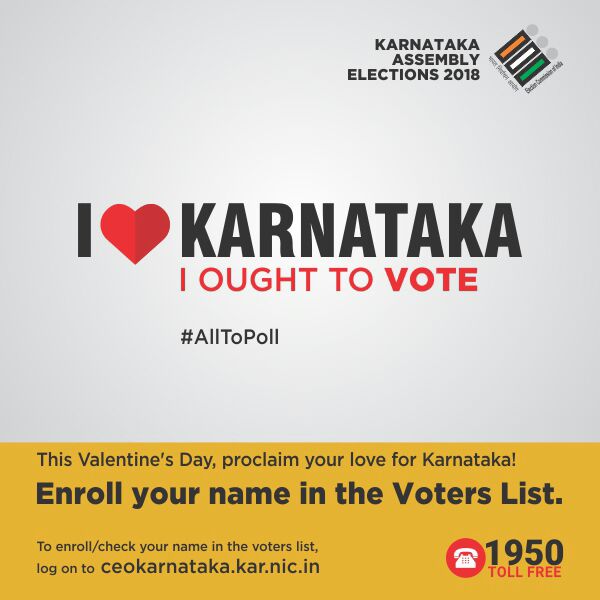 #AllToPoll #NewsKaDailyDose #ilovekarnataka #googlenews #Karnataka #bangalore #Mysuru #Mysore #Bengaluru #Namma #ReclaimingBengaluru #ilovekarnataka #NewsKaDailyDose #AssemblyElection2018 #PoliticsToday #CentralElectionCommission #Karnataka #KarnatakaElection2018 #Kannadanews