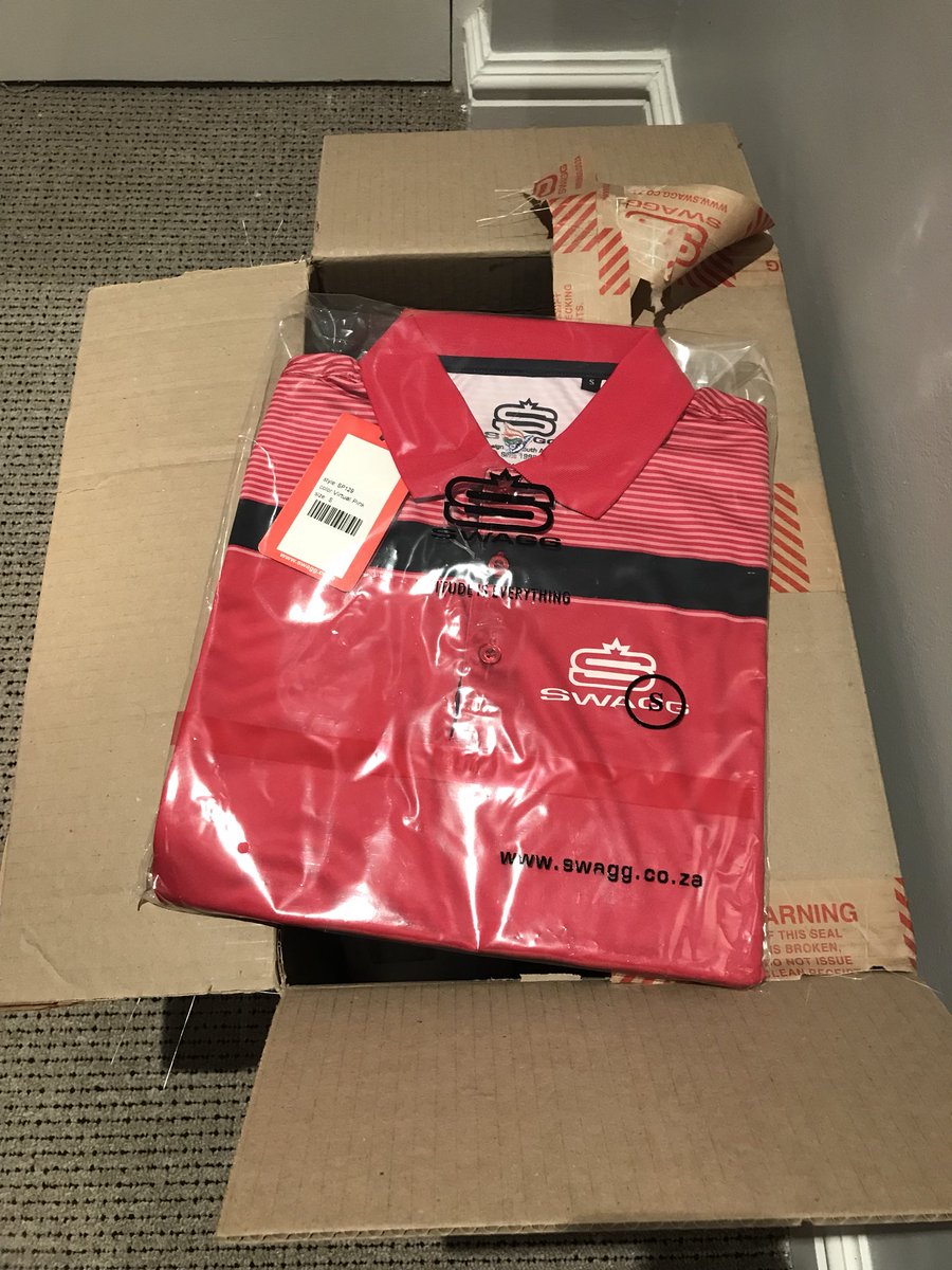 <a href="/swagglifestyle/">SWAGG Lifestyle</a> Thank you for my new shirts. It’s an honor to be associated with <a href="/SerengetiEST/">Serengeti Estates</a> <a href="/TitleistAfrica/">Titleist South Africa</a> 

#DDProAm2018