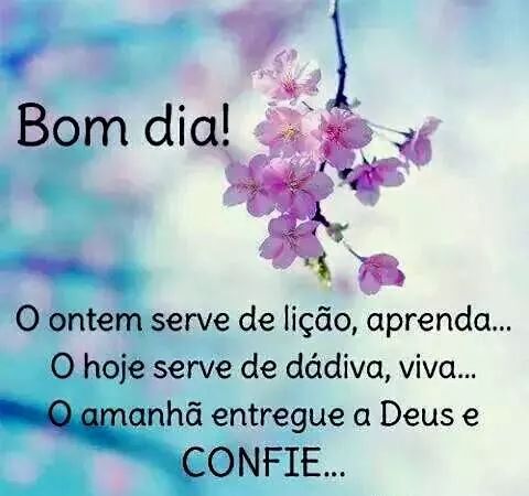 Bom dia!!!!