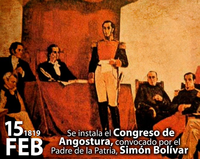 Venezuela conmemora 199 años del Congreso de Angostura | Noticias | teleSUR