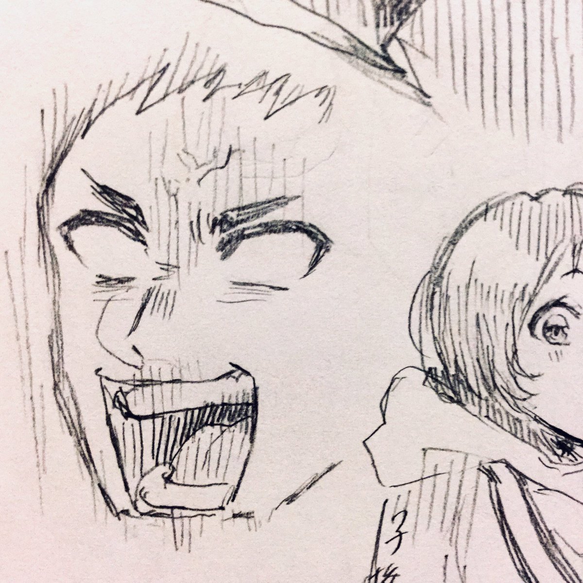 最近のらくがき!!!
大地さんが印象に残りすぎてつらいww 