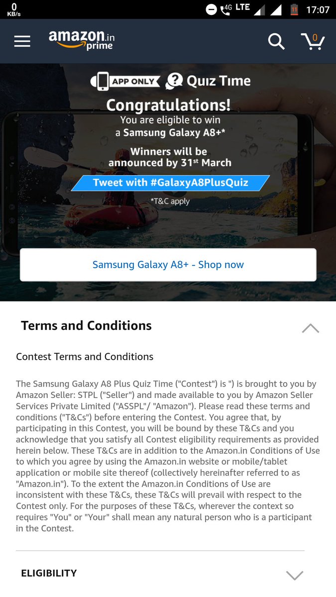 Samit_hawx's tweet image. #GalaxyA8PlusQuiz @amazonIN
