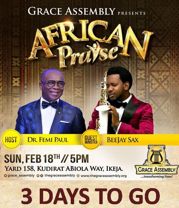Grace_Assembly's tweet photo. SUNDAY SPECIAL!
Thereโs no better place to spend your Sunday with your family and friends than at our African Praise!!
Early Birds stand a chance to win FREE Tshirts!! ๐๐ปโโ
(To be eligible to win, come in between 4:30PM and 5PM)
You sure donโt want to miss this!!
#GAAP2018 https://t.co/B2WW4Dxmls